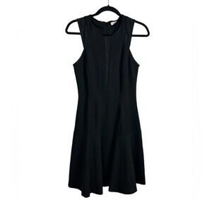 Rebecca Taylor l Black Lace Detail Fit & Flare Dress Size 6